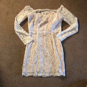 Tobi White Lace Dress